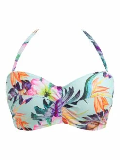 FANTASIE Paradiso Twist Bandeau Bikini Top - Soft Mint -FREYA Shop braforme fantasie paradiso fs501809 sft c