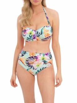 FANTASIE Paradiso Twist Bandeau Bikini Top - Soft Mint -FREYA Shop braforme fantasie paradiso fs501809 sft fl1