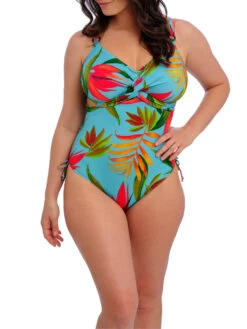 FANTASIE Pichola Twist Front Swimsuit - Aqua -FREYA Shop braforme fantasie pichola FS503947 AQA 2f