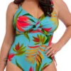 FANTASIE Pichola Twist Front Swimsuit - Aqua -FREYA Shop braforme fantasie pichola FS503947 AQA f