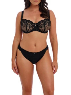 FANTASIE Portia Balconette Bra - Black -FREYA Shop braforme fantasie portia FL102607 BLK 2f