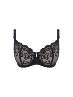FANTASIE Portia Balconette Bra - Black -FREYA Shop braforme fantasie portia FL102607 BLK c