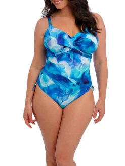 FANTASIE Saunton Sands Twist Front Swimsuit - Dazzling Blue 12 FANTASIE Saunton Sands Twist Front Swimsuit - Dazzling Blue -FREYA Shop braforme fantasie saunton sands FS506031 DAZ 2f