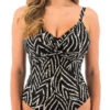 FANTASIE Silhouette Island Twist Front Swimsuit - Monochrome -FREYA Shop braforme fantasie silhouette island FS504531 MOM f
