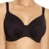 FANTASIE Versailles Full Cup Bikini Top - Black -FREYA Shop braforme fantasie swim versailles fs5749 blk black underwired gathered full cup bikini top f