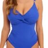 FANTASIE Beach Waves Twist Front Swimsuit - Ultramarine -FREYA Shop braforme fantasie swimwear beach waves fs502231 ule ultramarine f