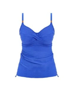 FANTASIE Beach Waves Twist Front Tankini - Ultramarine -FREYA Shop braforme fantasie swimwear beach waves fs502254 ule ultramarine p