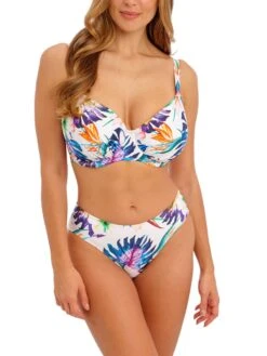 FANTASIE Paradiso Gathered Full Cup Bikini Top - Multi -FREYA Shop braforme fantasie swimwear fs501801 bikini top multi aw23 full