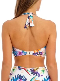 FANTASIE Paradiso Twist Bandeau Bikini Top - Multi -FREYA Shop braforme fantasie swimwear fs501809 bikini top multi aw23 b1