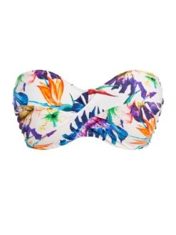 FANTASIE Paradiso Twist Bandeau Bikini Top - Multi -FREYA Shop braforme fantasie swimwear fs501809 bikini top multi aw23 p