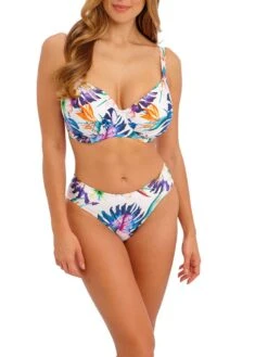 FANTASIE Paradiso Mid Rise Bikini Brief -FREYA Shop braforme fantasie swimwear fs501872 bikini brief multi aw23 full