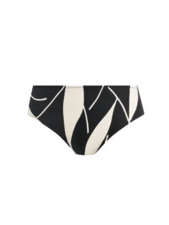 FANTASIE Ile De Re Bikini Brief - Black & Cream -FREYA Shop braforme fantasie swimwear ile de re black cream mid rise bikini brief fs500972 p