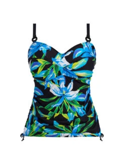 FANTASIE Talm Beach Twist Front Tankini Top - Black -FREYA Shop braforme fantasie talm beach FS505054 BLK c