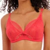 FREYA Fatale High Apex Bra - Chilli Red -FREYA Shop braforme freya 401422 crd f