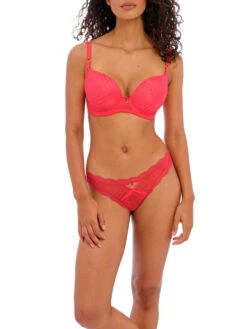 FREYA Fatale Moulded Plunge T-Shirt Bra - Chilli Red -FREYA Shop braforme freya 401431 crd fl