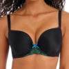 FREYA Show-off Moulded Plunge T-Shirt Bra - Black