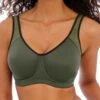 FREYA Sonic Moulded Spacer Sports Bra - Khaki