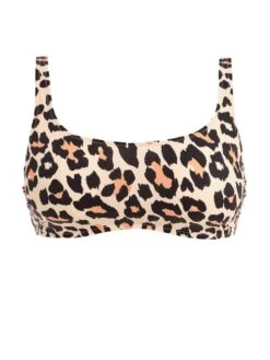 FREYA Animal Instinct Bralette Bikini Top - Natural -FREYA Shop braforme freya animal 20instinct 203914 nal plain