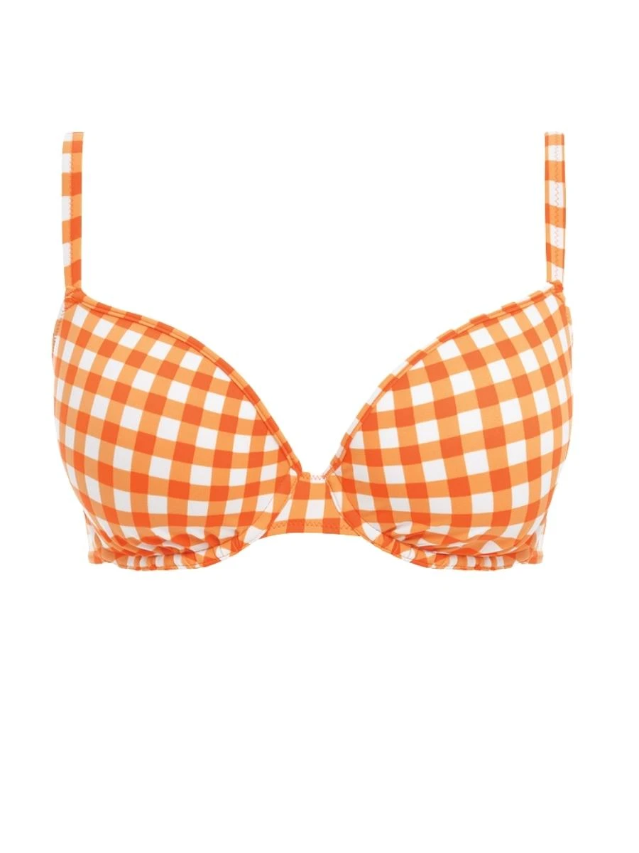 FREYA Check In Moulded Bikini Top - Zest 6 FREYA Check In Moulded Bikini Top - Zest - Image 4