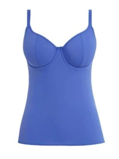 FREYA Jewel Cove Tankini Top - Plain Azure -FREYA Shop braforme freya as7238 ple c