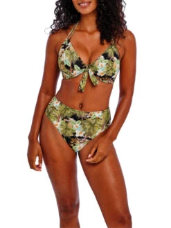 FREYA Bahama Shores Halterneck Bikini Top - Black -FREYA Shop braforme freya bahama shores AS205804 BLK 2f