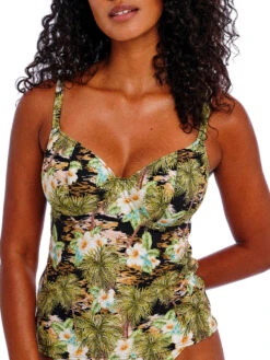 FREYA Bahama Shores Tankini Top - Black