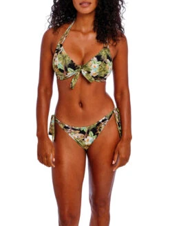 FREYA Bahama Shores Tie Side Bikini Brief -FREYA Shop braforme freya bahama shores AS205875 BLK 2f