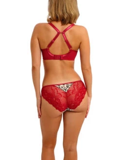 FREYA Cherish Me Moulded Plunge T-Shirt Bra - Red Leopard -FREYA Shop braforme freya cherish me AA404031 REO 4b