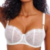 FREYA Fascinate Balconette Bra - White -FREYA Shop braforme freya fascinate AA403107 WHE f