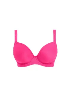 FREYA Fascinate Moulded Plunge T-Shirt Bra - Hot Pink -FREYA Shop braforme freya fascinate AA403131 HOK c