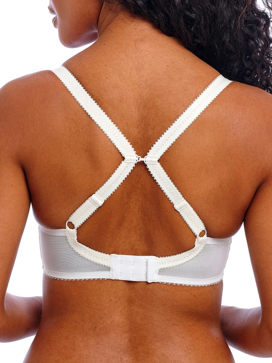 FREYA Fascinate Moulded Plunge T-Shirt Bra - White 5 FREYA Fascinate Moulded Plunge T-Shirt Bra - White - Image 3