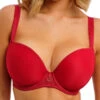 FREYA Fascinate Moulded Plunge T-Shirt Bra - Cherry -FREYA Shop braforme freya fascintate AA403131 CHR f