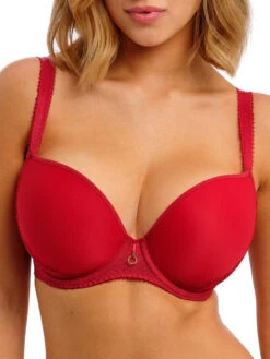 FREYA Fascinate Moulded Plunge T-Shirt Bra - Cherry