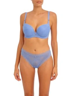 FREYA Fatale Moulded Plunge T-Shirt Bra - Cornflower -FREYA Shop braforme freya fatale aa401431 cor fl