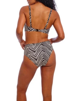 FREYA Fiji Falls High Waist Bikini Brief -FREYA Shop braforme freya fiji falls AS206878 BLK 2b