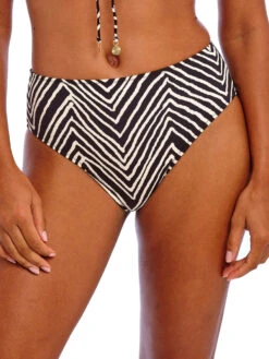FREYA Fiji Falls High Waist Bikini Brief -FREYA Shop braforme freya fiji falls AS206878 BLK f