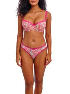 Freya Flirt Padded Half Cup Bra - Hot Pink -FREYA Shop braforme freya flirt AA403315 HOK 2f