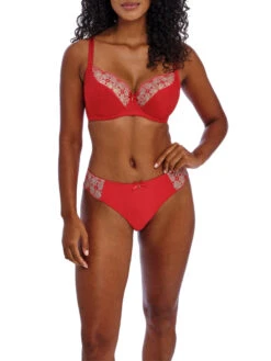 FREYA Hallie Plunge Bra - Chilli Red -FREYA Shop braforme freya hallie AA402602 CRD 2f