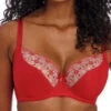 FREYA Hallie Plunge Bra - Chilli Red -FREYA Shop braforme freya hallie AA402602 CRD f