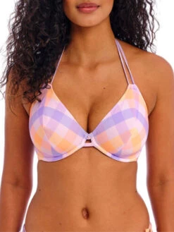 FREYA Harbour Island Halterneck Bikini Top - Sorbet