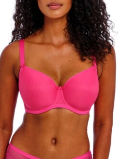 FREYA Idol Moulded Balcony Bra - Hot Pink