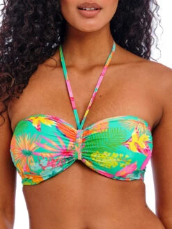 FREYA Isla Margarita Bandeau Bikini Top - Jade -FREYA Shop braforme freya isla margarita AS206510 JAE 3f