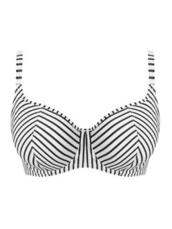 FREYA Jewel Cove Sweetheart Bikini Top - Stripe Black -FREYA Shop braforme freya jewel 20cove 7231 sbl plai