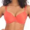 FREYA Signature Moulded Spacer Bra - Hot Coral -FREYA Shop braforme freya lingerie aa400510 hol freya signature hot coral underwired moulded spacer bra f