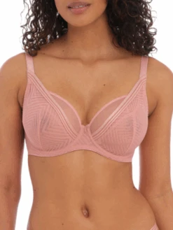 FREYA Tailored High Apex Plunge Bra - Ash Rose
