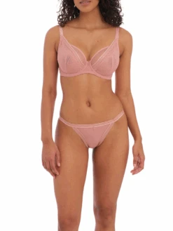 FREYA Tailored High Apex Plunge Bra - Ash Rose -FREYA Shop braforme freya lingerie highapex aa401121 ase full