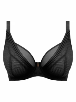 FREYA Tailored High Apex Plunge Bra - Black -FREYA Shop braforme freya lingerie highapex aa401121 blk cut