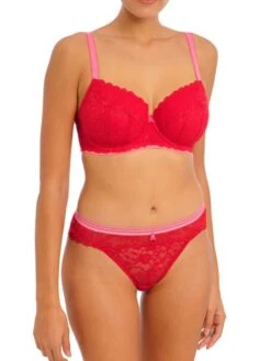 FREYA Offbeat Padded Half Cup Bra - Chilli Red -FREYA Shop braforme freya lingerie offbeat aa5453 aa5457 chilli red crd full