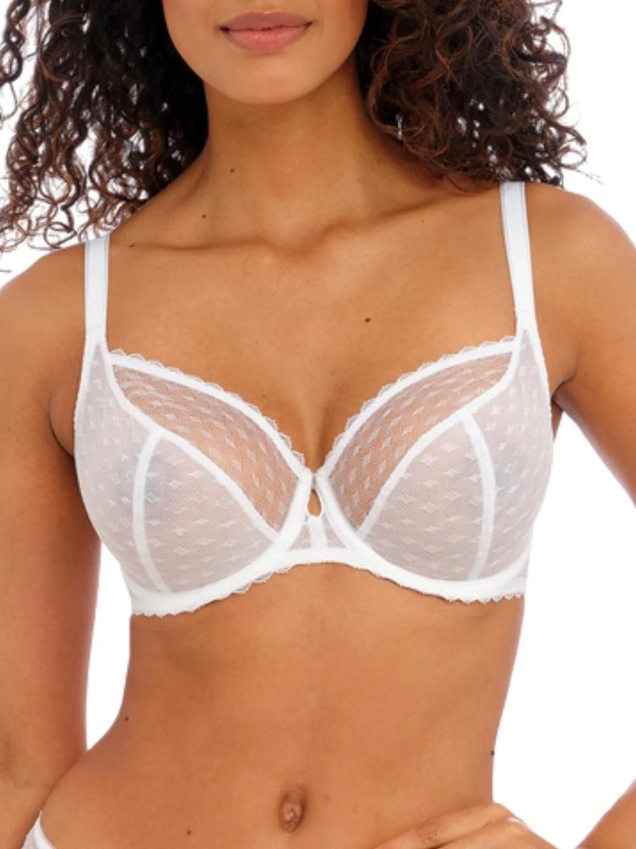 FREYA Signature Plunge Bra - White 3 FREYA Signature Plunge Bra - White