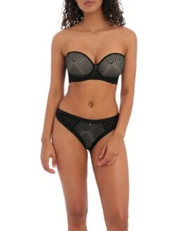 FREYA Tailored Moulded Strapless Bra - Black -FREYA Shop braforme freya lingerie strapless aa401109 blk full2
